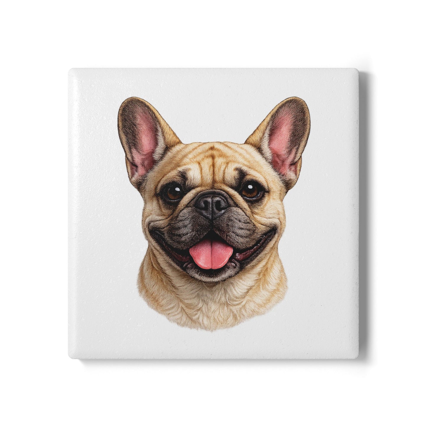 French Bulldog Coaster | Frenchie Gift for Dog Lovers | Ceramic Coaster UK
