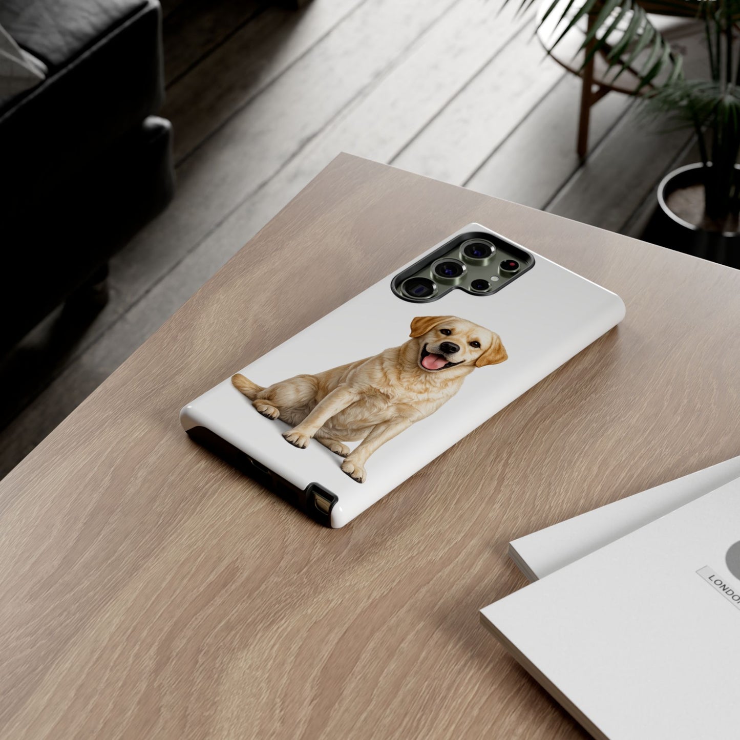 Phone Case — Golden Labrador Dog Print Protective Cover