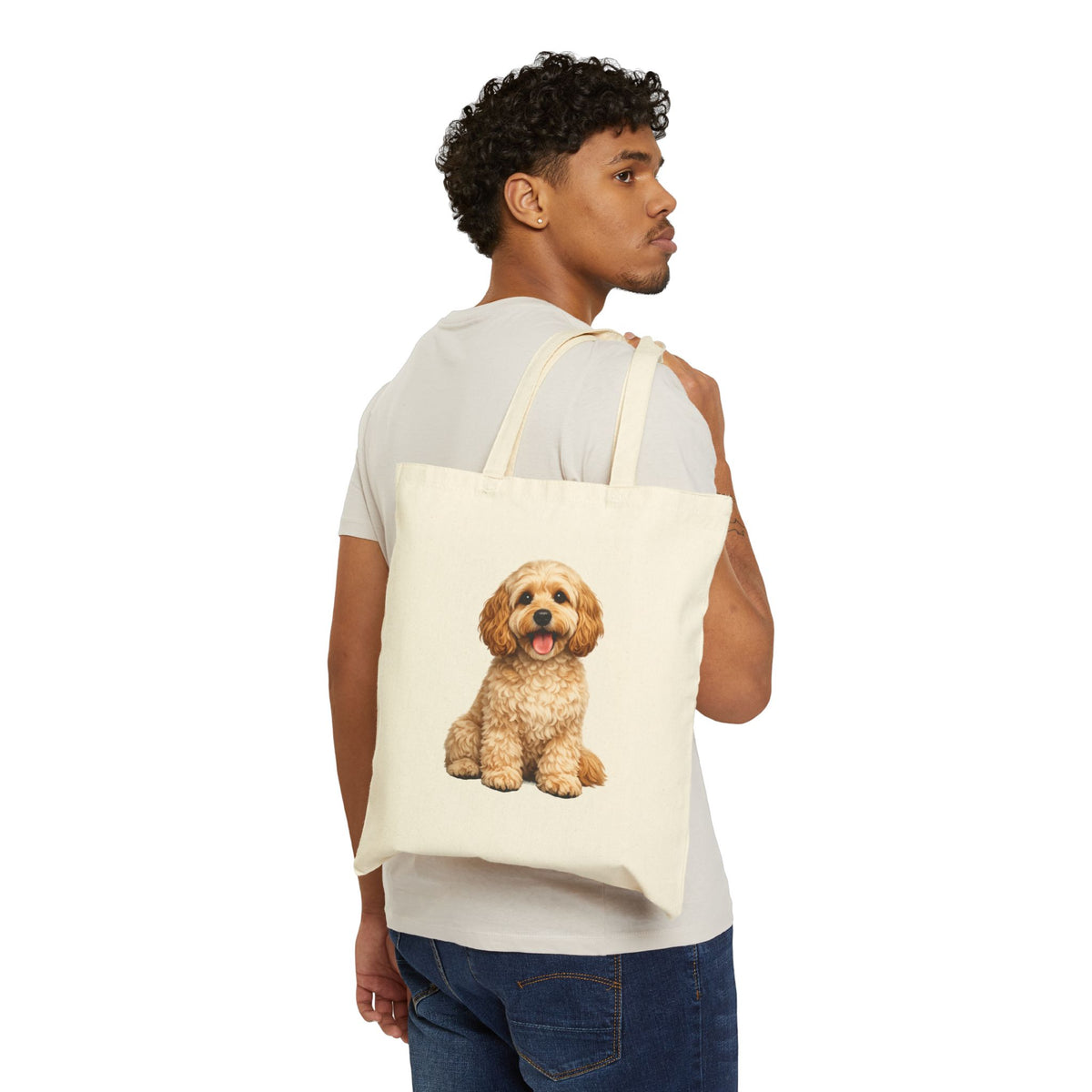 Cockapoo Tote Bag | Dog Mum Shopping Bag | Cockapoo Lover Gift