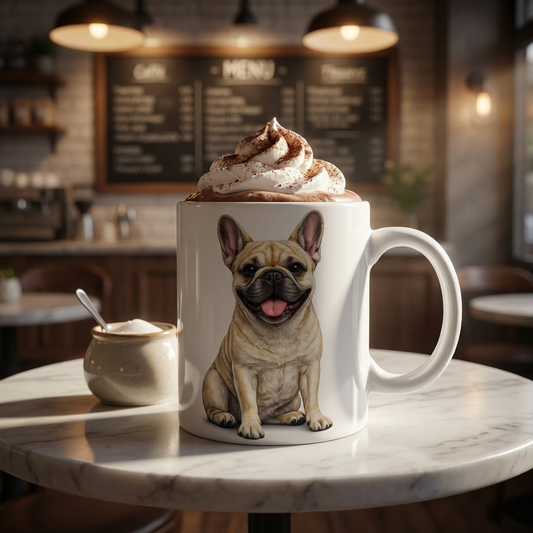 French Bulldog Mug | Frenchie Owner Gift | Funny Dog Lover Coffee Mug