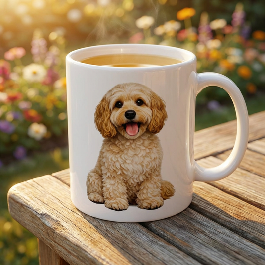 Cute Cockapoo Coffee Mug — Adorable Dog Lover Gift (11oz & 15oz)