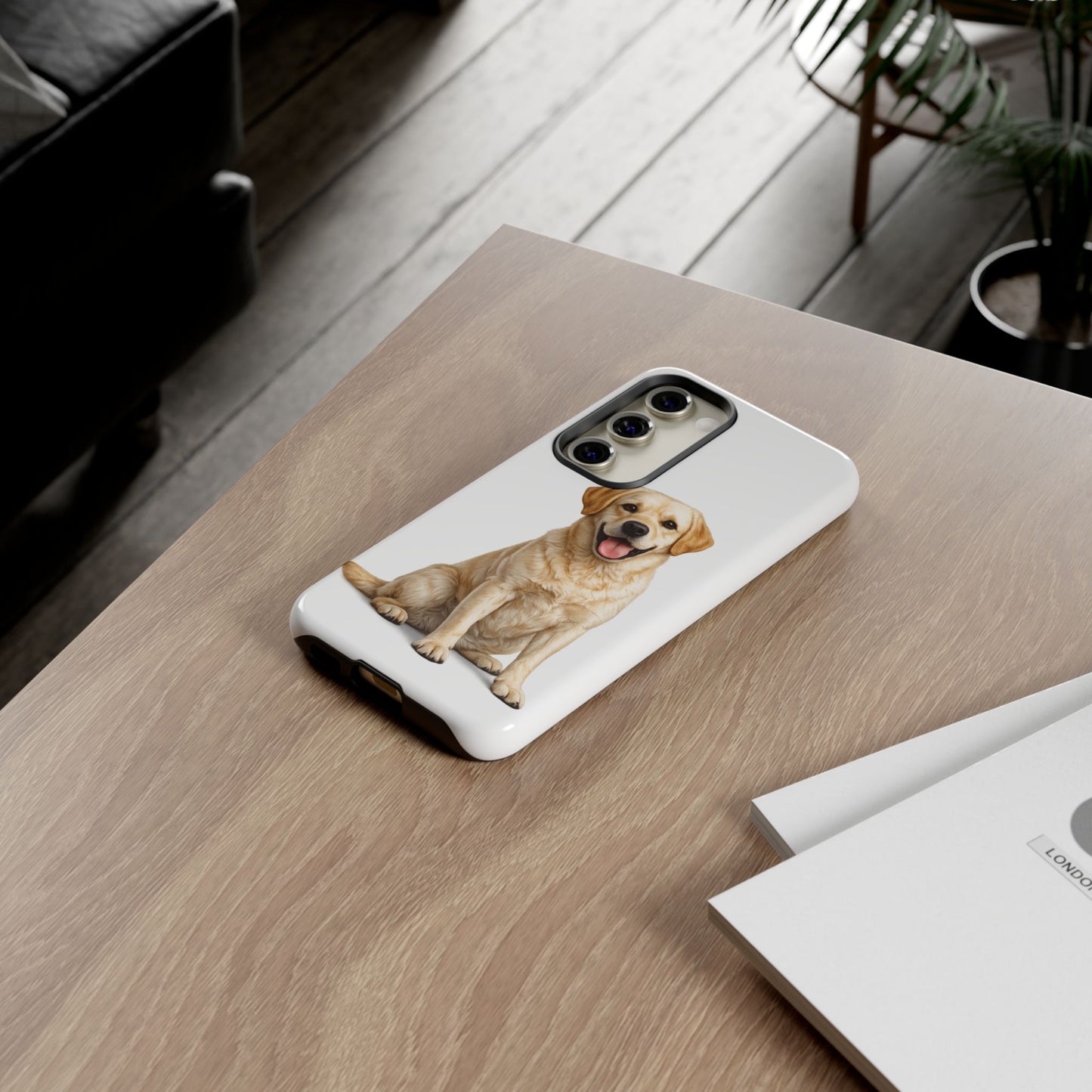 Phone Case — Golden Labrador Dog Print Protective Cover