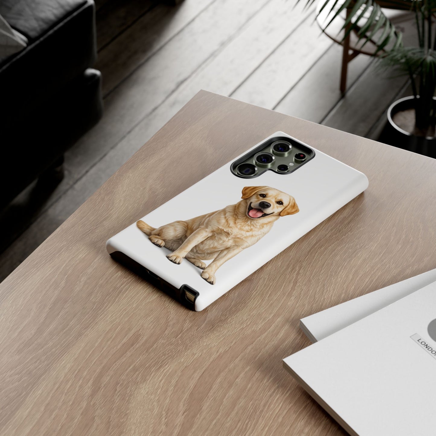 Phone Case — Golden Labrador Dog Print Protective Cover